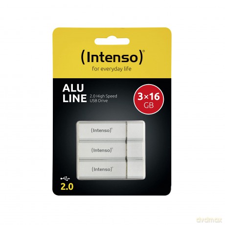 3 Intenso USB-Sticks Alu Line silber 16