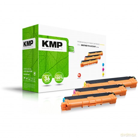 3 KMP B-T125X cyan, magenta, gelb Toner