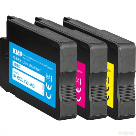 3 KMP H166CMYX cyan, magenta, gelb Tinte
