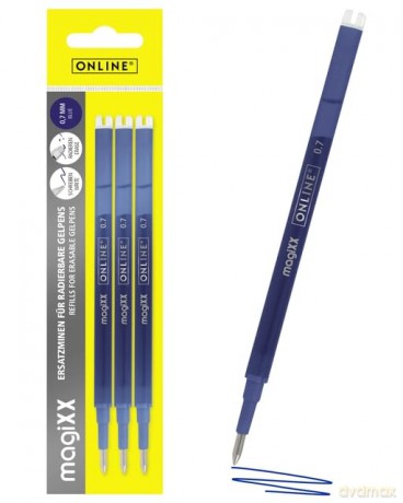 Onlineâž: 3 ONLINE magiXX Gelschreiberminen blau