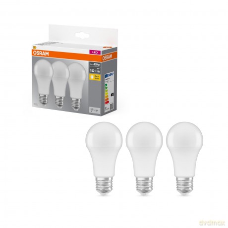 3 OSRAM LED-Lampe BASE RETRO CLA 100 E27