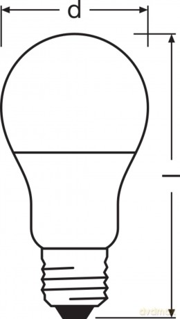 Osram: 3 OSRAM LED-Lampen Base CLASSIC A60 Mult