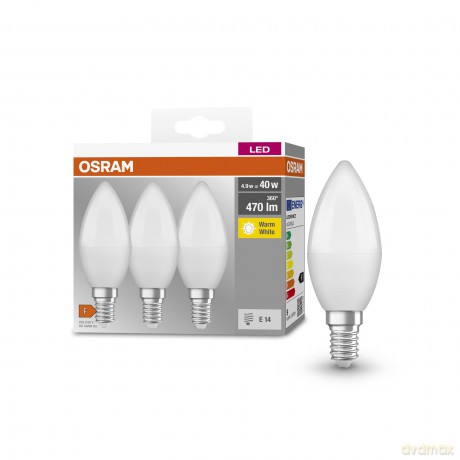 Osram: 3 OSRAM LED-Lampen Base CLASSIC B40 Mult