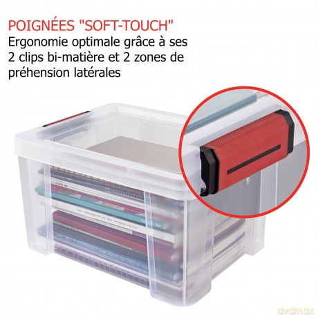 Paperflow: 3 PAPERFLOW CLIP`N STORE Aufbewahrungsbo
