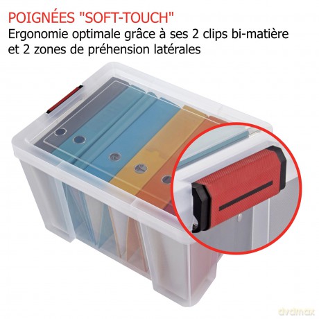 Paperflow: 3 PAPERFLOW CLIP`N STORE Aufbewahrungsbo