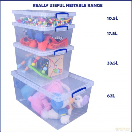 Really Useful Box: 3 Really Useful Box Aufbewahrungsboxen 3