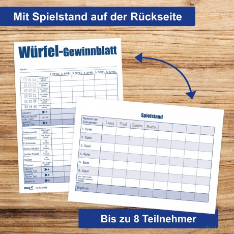 3 RNK-Verlag Ersatzblock DIN A6 Wźrfelsp