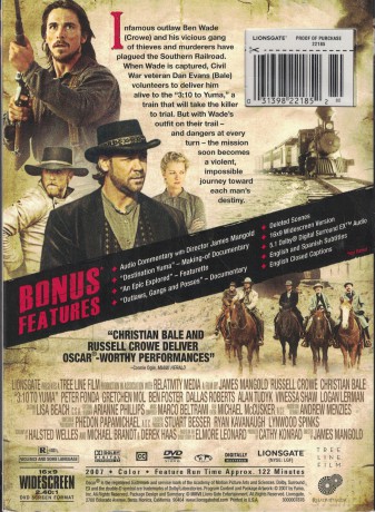 3:10 To Yuma (2007) [DVD]