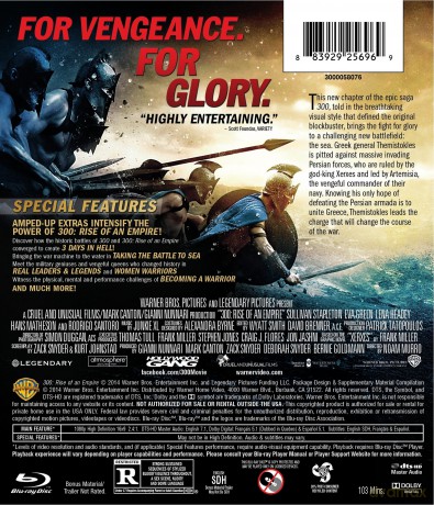 300: Rise Of An Empire [Blu-Ray]