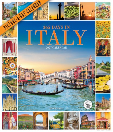 365 Days in Italy PictureADayÇĆ Wall Calendar 2027 [KSIĄŻKA]