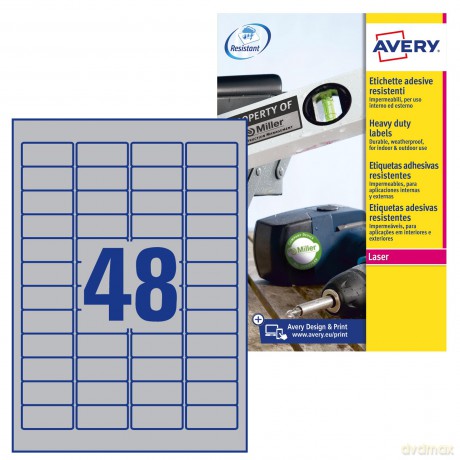 384 AVERY Zweckform Typenschildetiketten