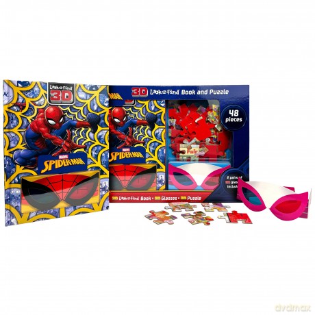 3D LF Puzzle Box Spider Man [KSIĄŻKA]