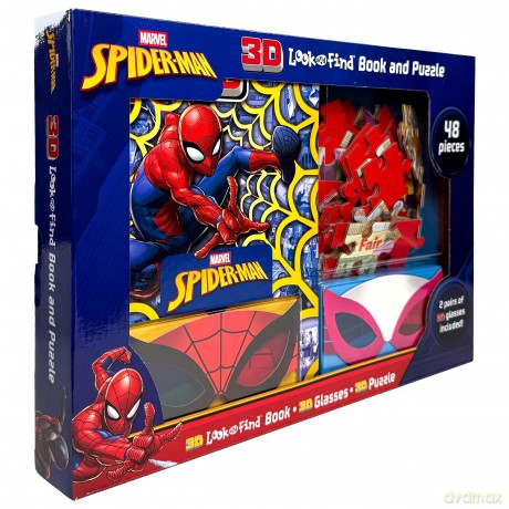 3D LF Puzzle Box Spider Man [KSIĄŻKA]