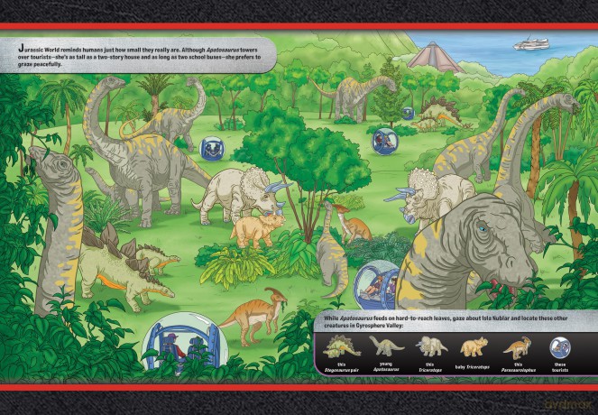 3D Look Find Jurassic World [KSIĄŻKA]