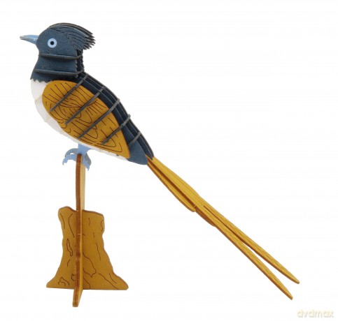 3D Paper Model Bird of Paradise