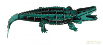 3D Paper Model Crocodile