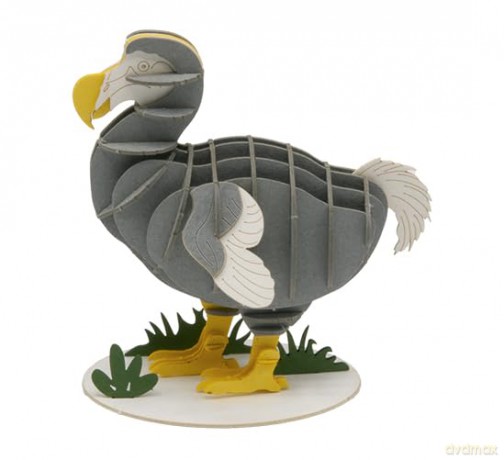 3D Paper Model Dodo