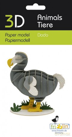 3D Paper Model Dodo