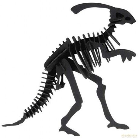 3D Paper Model Parasaurolophus