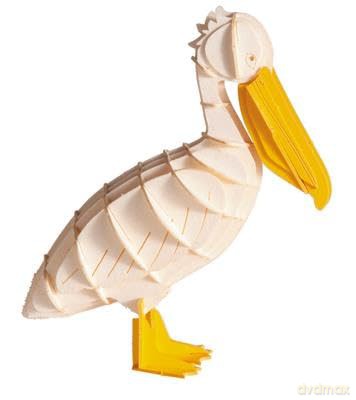 3D Paper Model Pelican