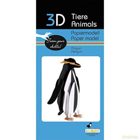 3D Paper Model Penguin