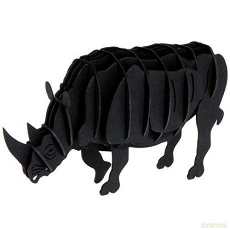 3D Paper Model Rhinoceros