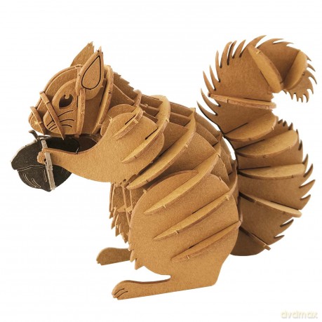 3D Paper Model Squirrel