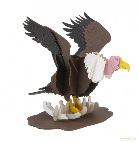 3D Paper Model Vulture