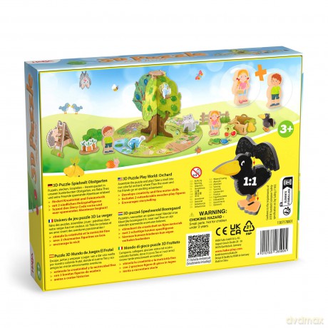 3D-Puzzle-Spielwelt Obstgarten