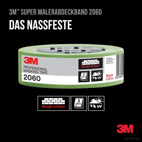 3m: 3M 2060 Malerband grźn 24,0 mm x 50,0 m