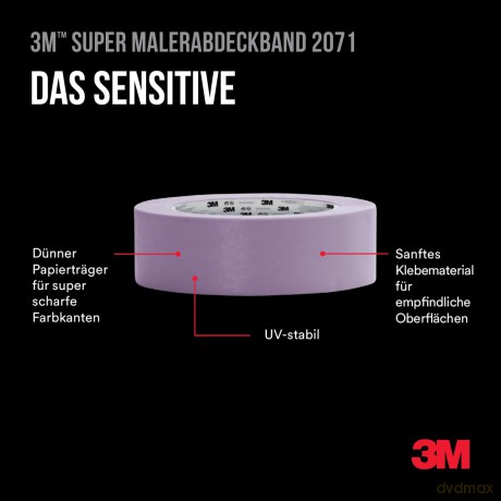 3m: 3M 2071 Malerband violett 24,0 mm x 50,0