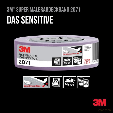 3m: 3M 2071 Malerband violett 30,0 mm x 50,0
