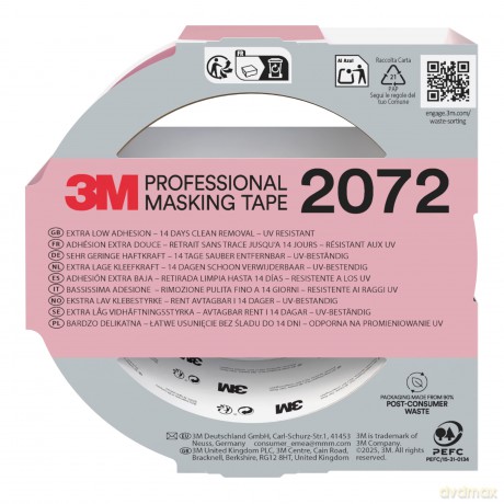 3m: 3M 2072 Malerband pink 30,0 mm x 50,0 m