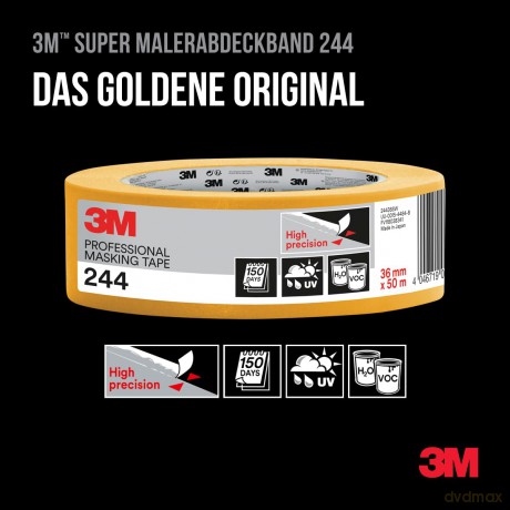 3m: 3M 244 Malerband orange 18,0 mm x 50,0 m