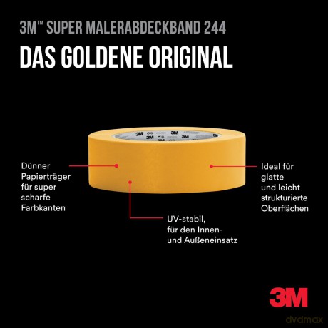 3m: 3M 244 Malerband orange 30,0 mm x 50,0 m