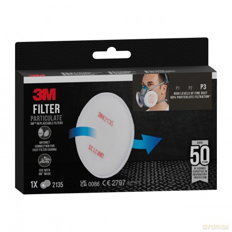 3m: 3M Filter fźr Atemschutzmasken 2135 P3 E