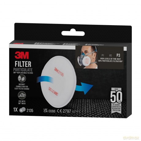 3m: 3M Filter fźr Atemschutzmasken 2135 P3 E