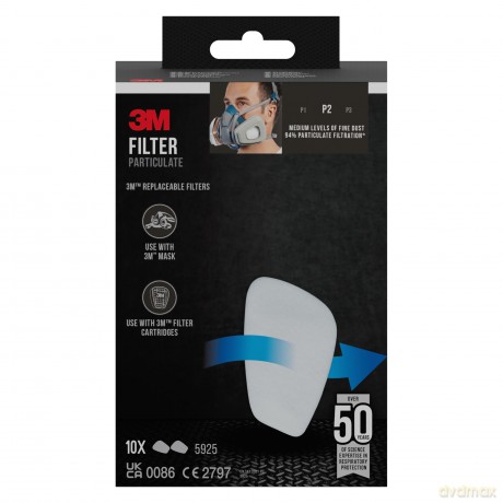 3m: 3M Filter fźr Atemschutzmasken 5925 P2 E