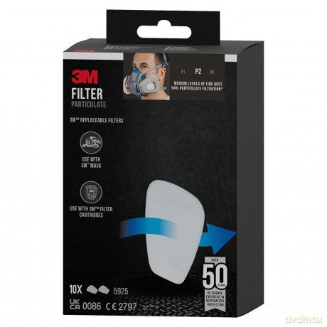 3m: 3M Filter fźr Atemschutzmasken 5925 P2 E