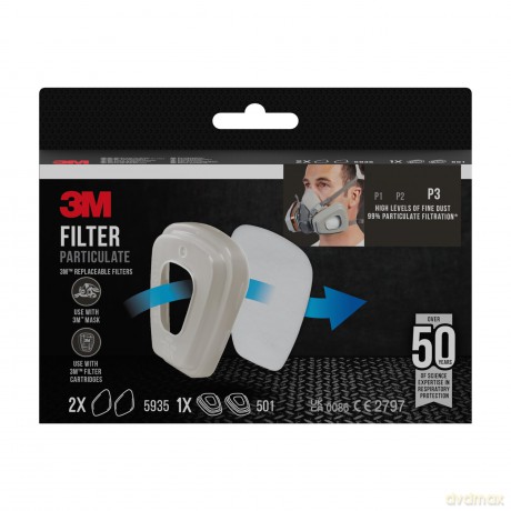 3m: 3M Filter fźr Atemschutzmasken 5935 P3 E