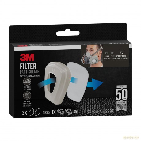 3m: 3M Filter fźr Atemschutzmasken 5935 P3 E