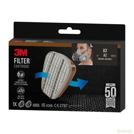 3m: 3M Filter fźr Atemschutzmasken 6055 A2 E