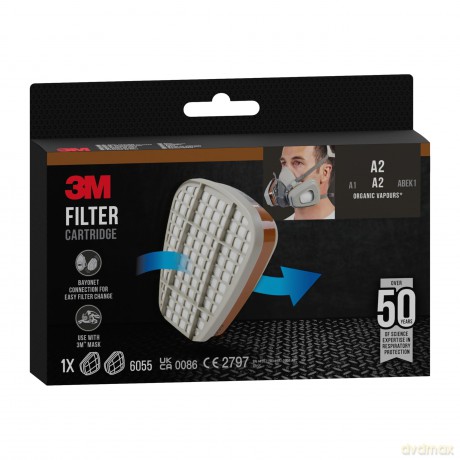 3m: 3M Filter fźr Atemschutzmasken 6055 A2 E