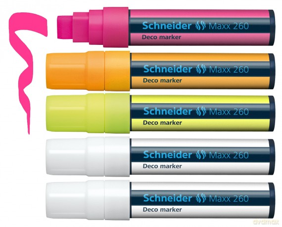 Schneider: 4 + 1 GRATIS: Schneider Maxx 260 Kreidem