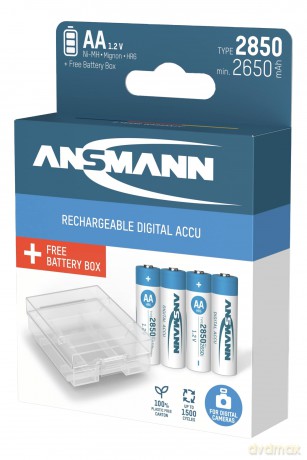 Ansmann: 4 ANSMANN Akkus Mignon AA 2.650 mAh