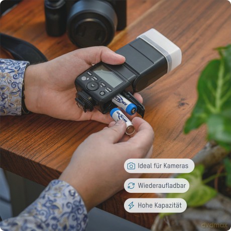 Ansmann: 4 ANSMANN Akkus Mignon AA 2.650 mAh