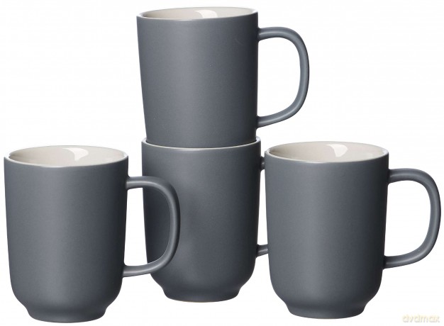 4 FliRt by R&B Kaffeebecher JASPER grau