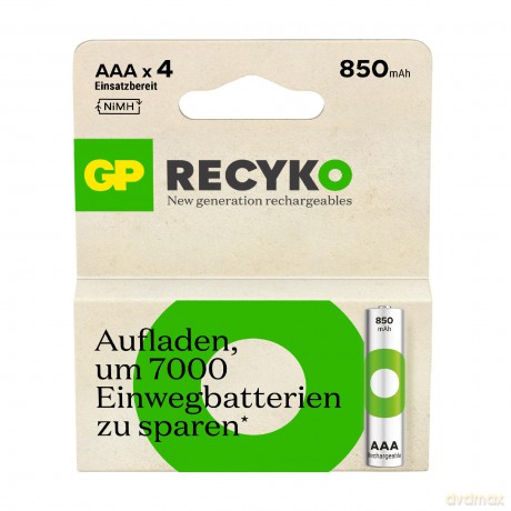 Gp: 4 GP Akkus ReCyko+ Micro AAA 850 mAh