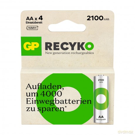 Gp: 4 GP Akkus ReCyko+ Mignon AA 2.100 mAh