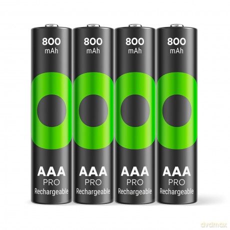 Gp: 4 GP Akkus ReCyko+ PRO Micro AAA 800 mAh